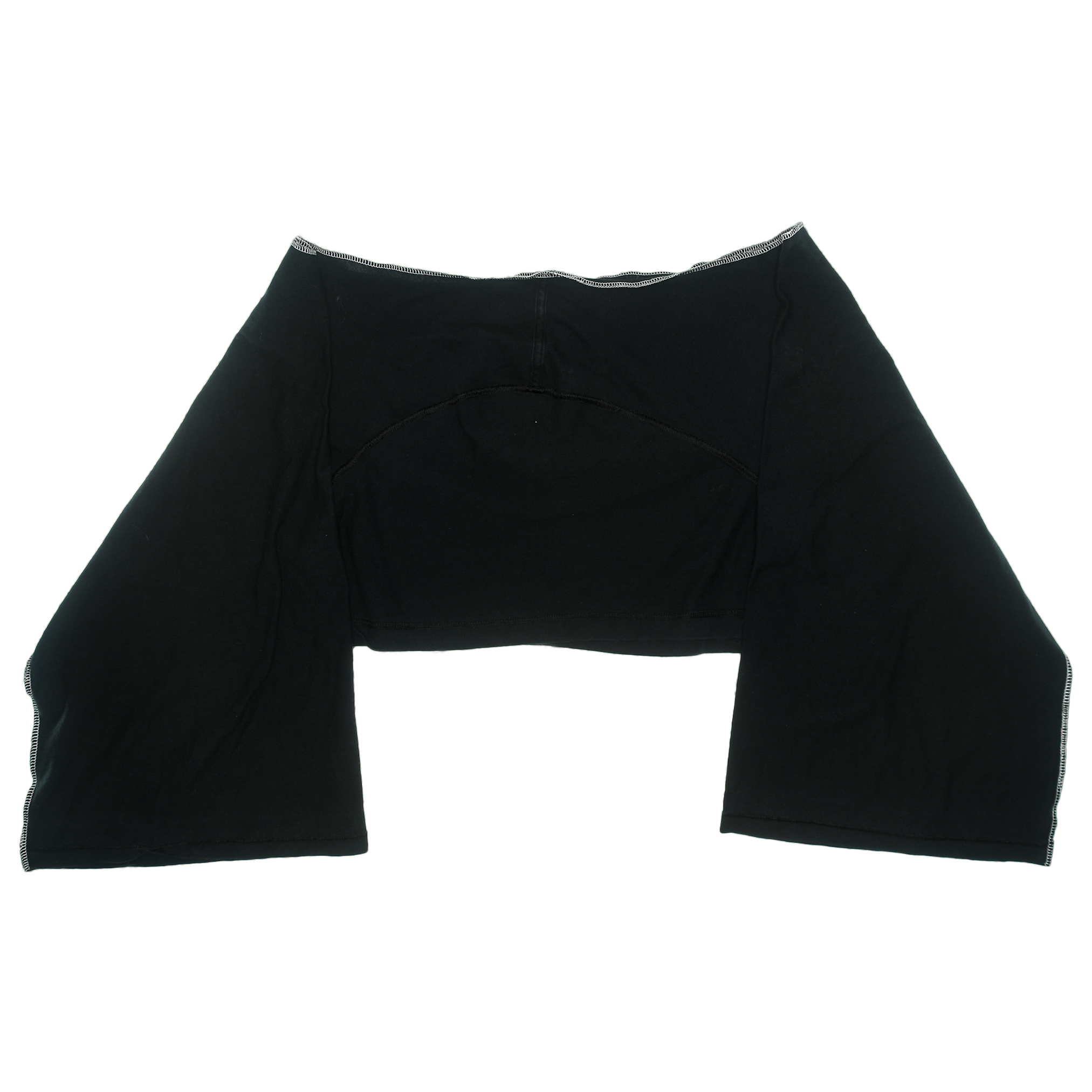 Black Reversible Crop Top