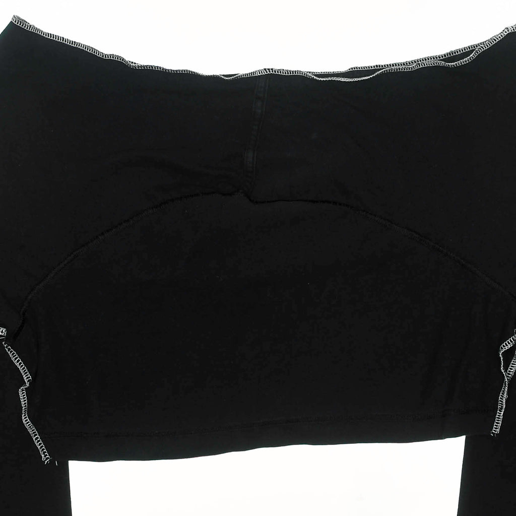 Black Reversible Crop Top