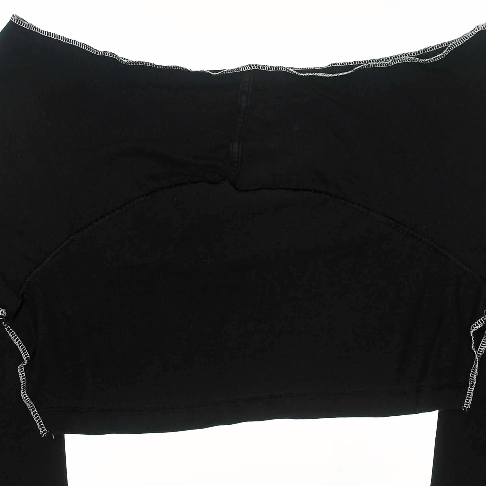 Black Reversible Crop Top