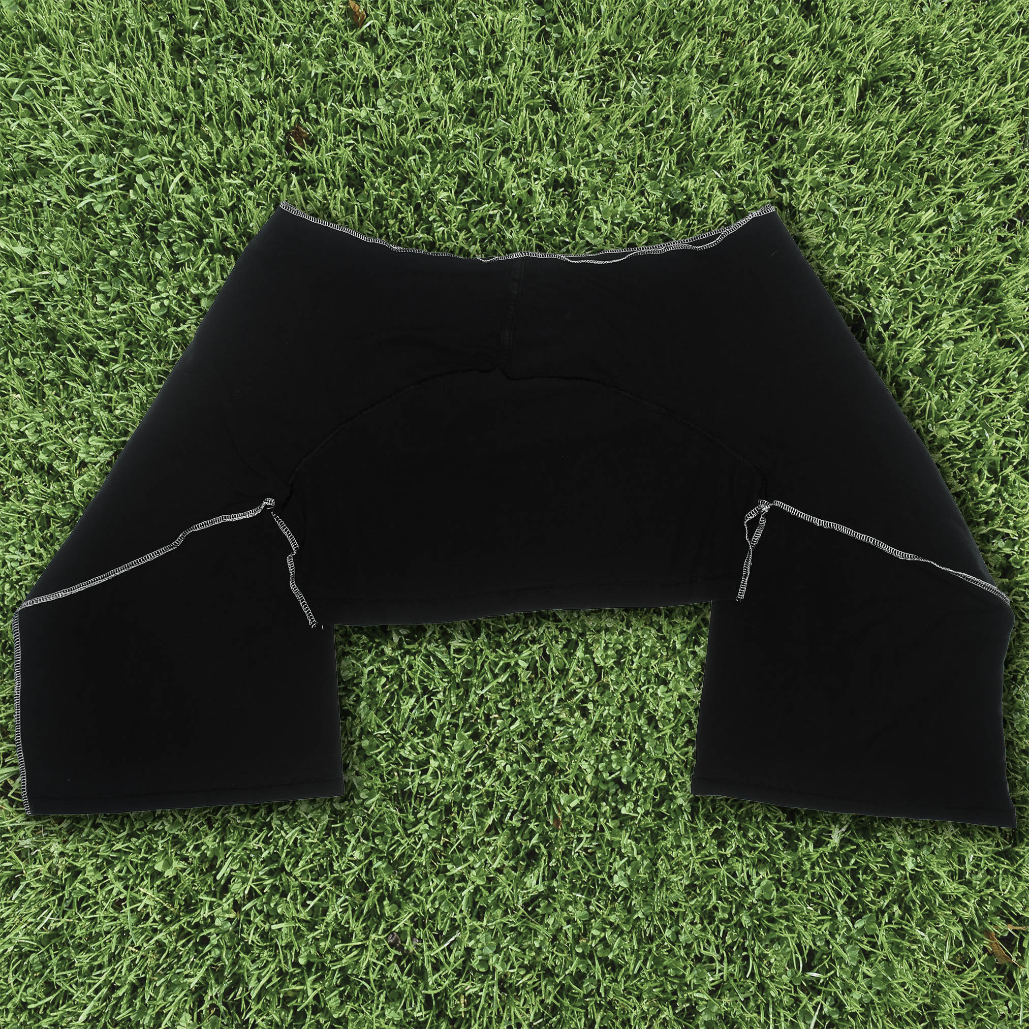Black Reversible Crop Top