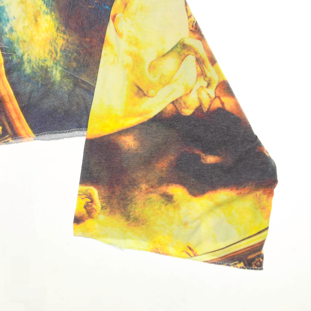 Vintage Art Reversible Crop Top