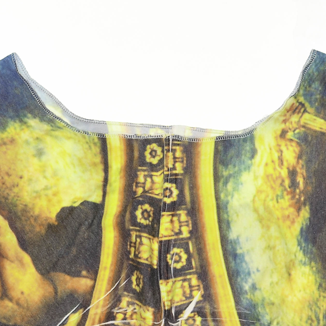 Vintage Art Reversible Crop Top