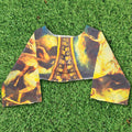 Vintage Art Reversible Crop Top