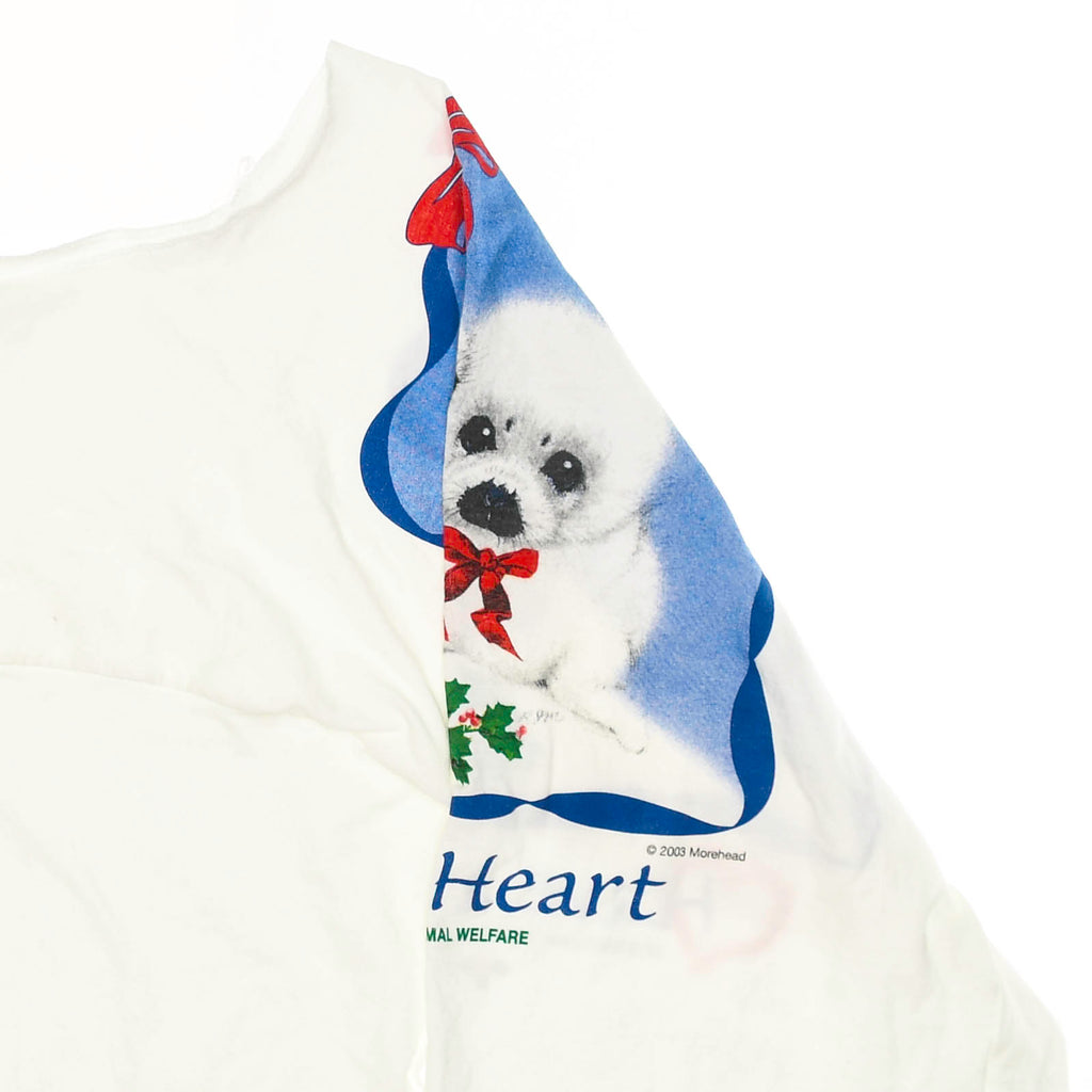 White Poodle Reversible Crop Top