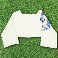 White Poodle Reversible Crop Top
