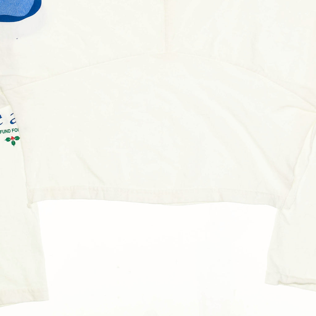 White Poodle Reversible Crop Top