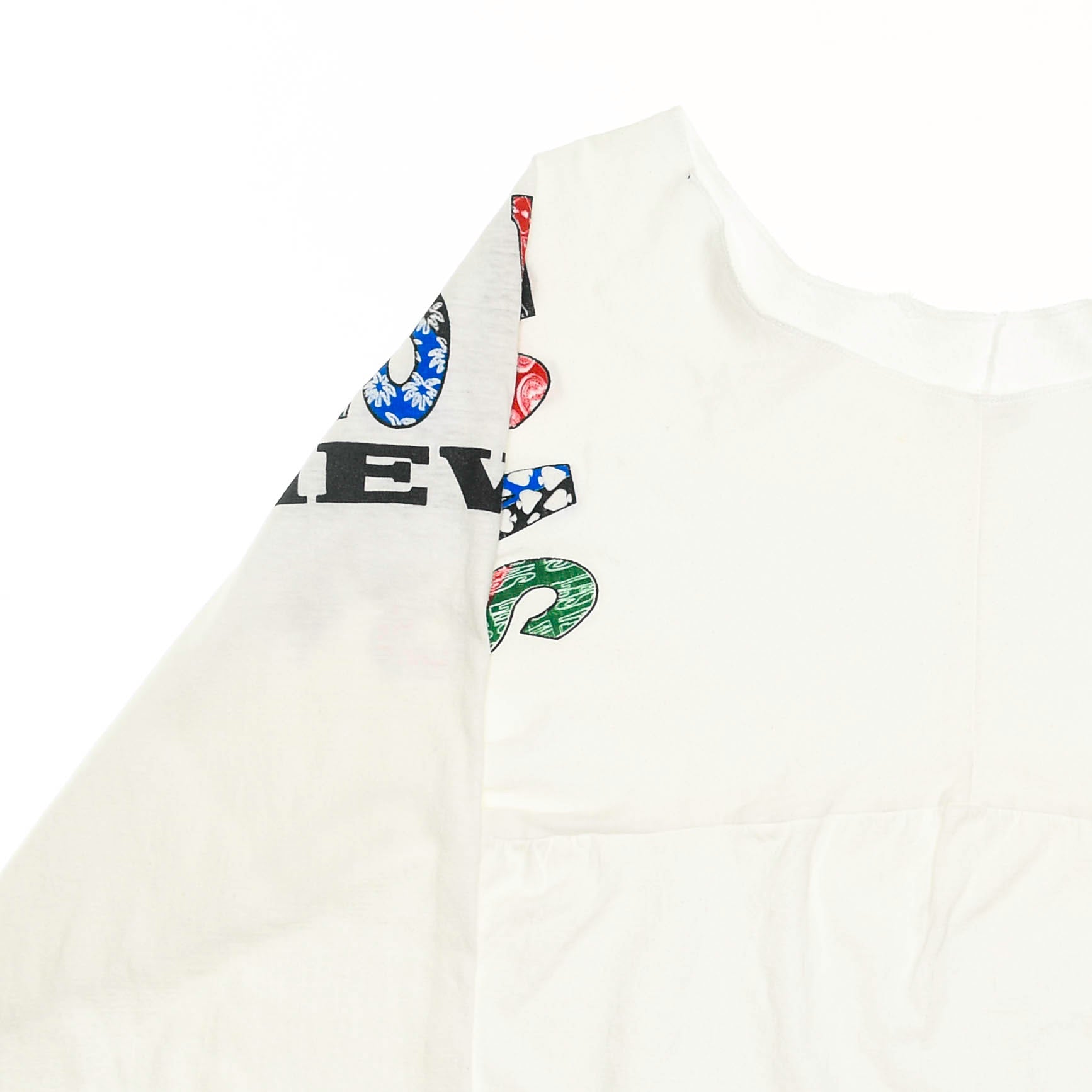 White Las Vegas Reversible Crop Top