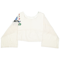 White Las Vegas Reversible Crop Top