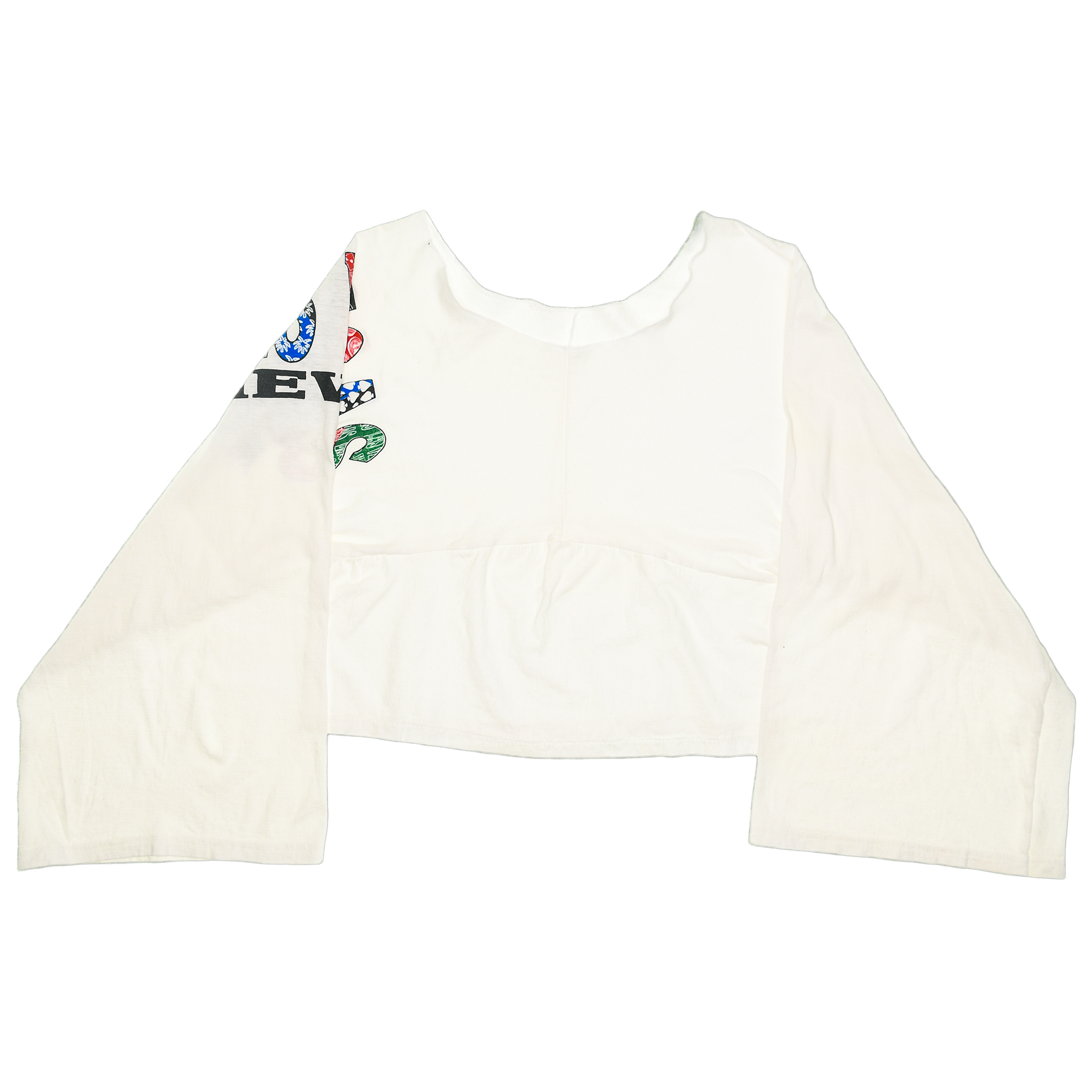 White Las Vegas Reversible Crop Top