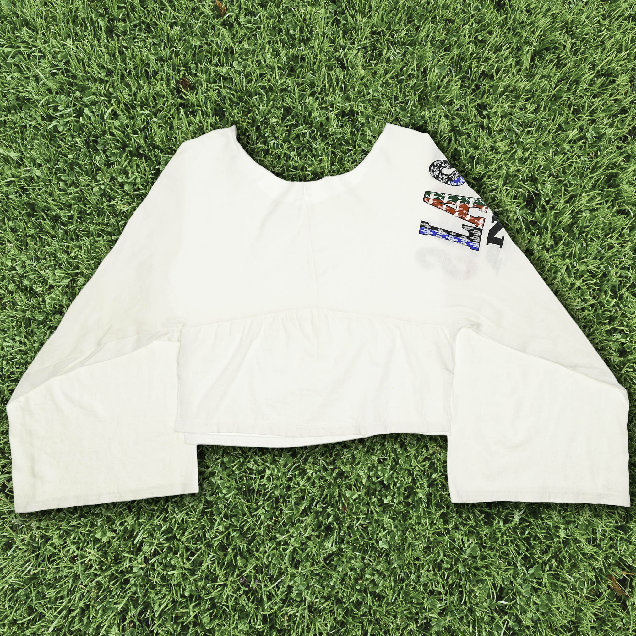 White Las Vegas Reversible Crop Top