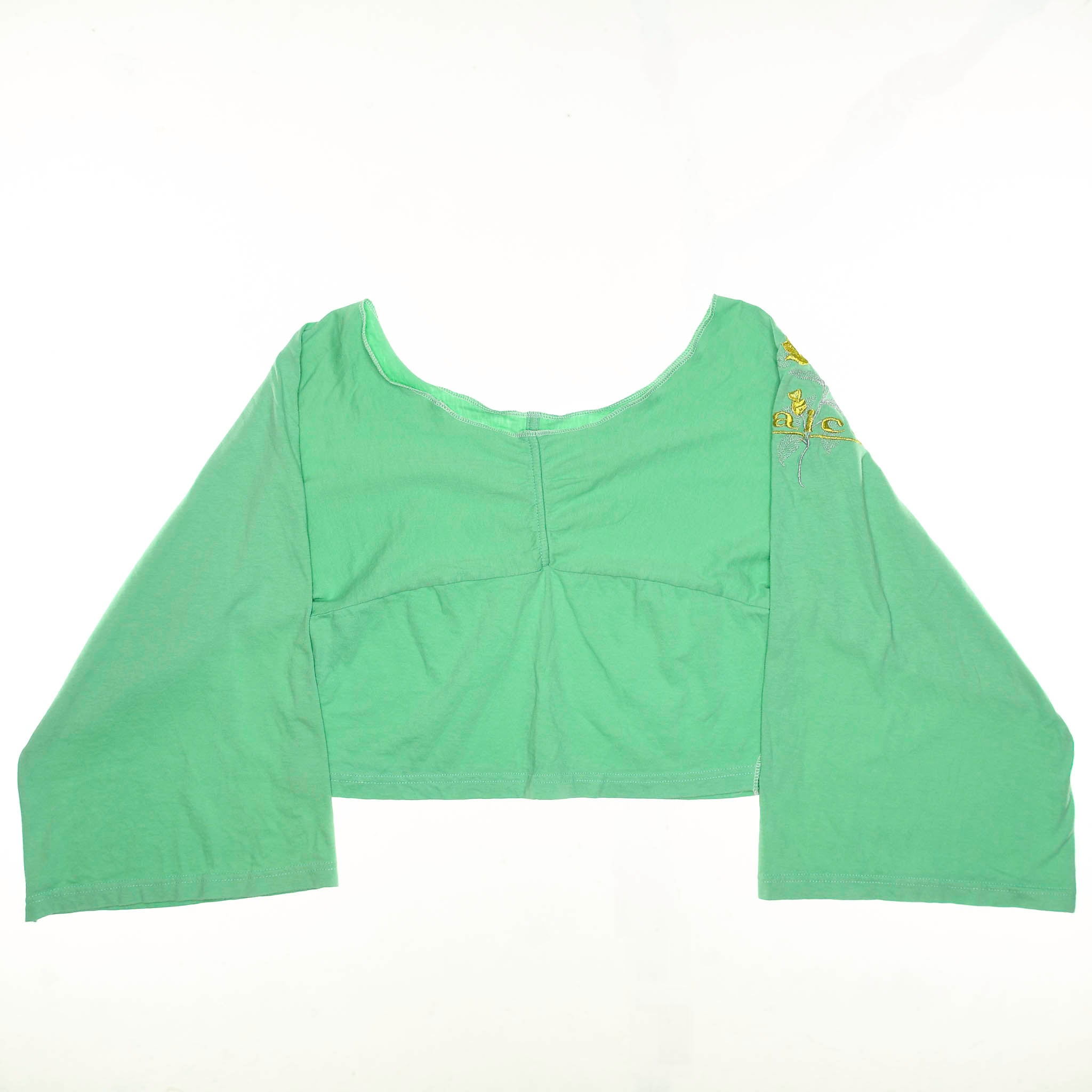 Light Green Reversible Crop Top