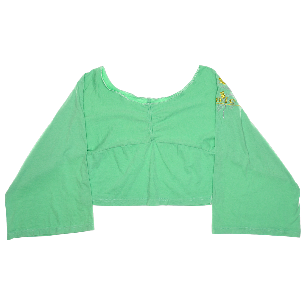 Light Green Reversible Crop Top
