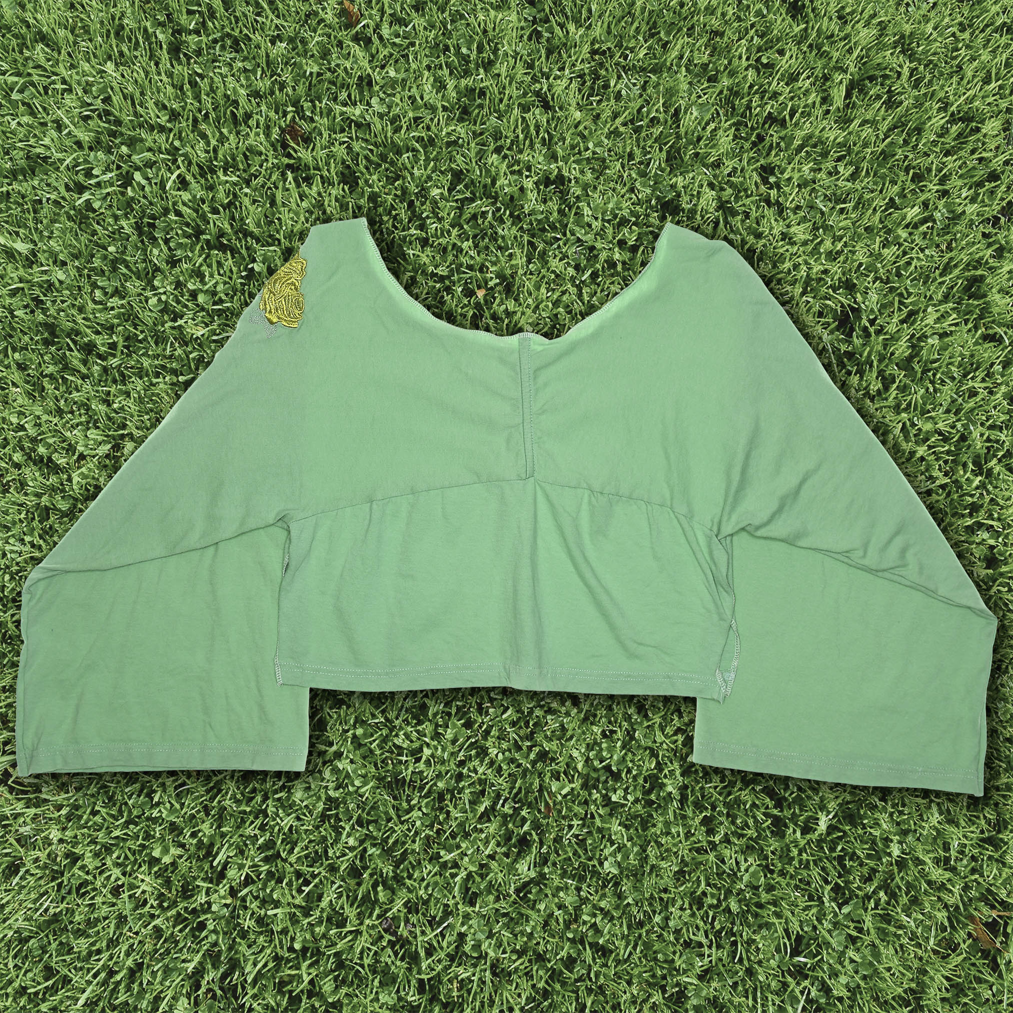 Light Green Reversible Crop Top