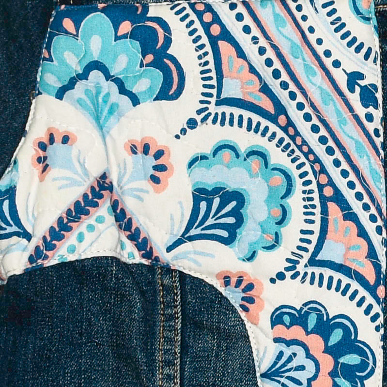 Paisley Patchwork Denim Jacket