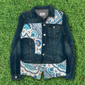Paisley Patchwork Denim Jacket