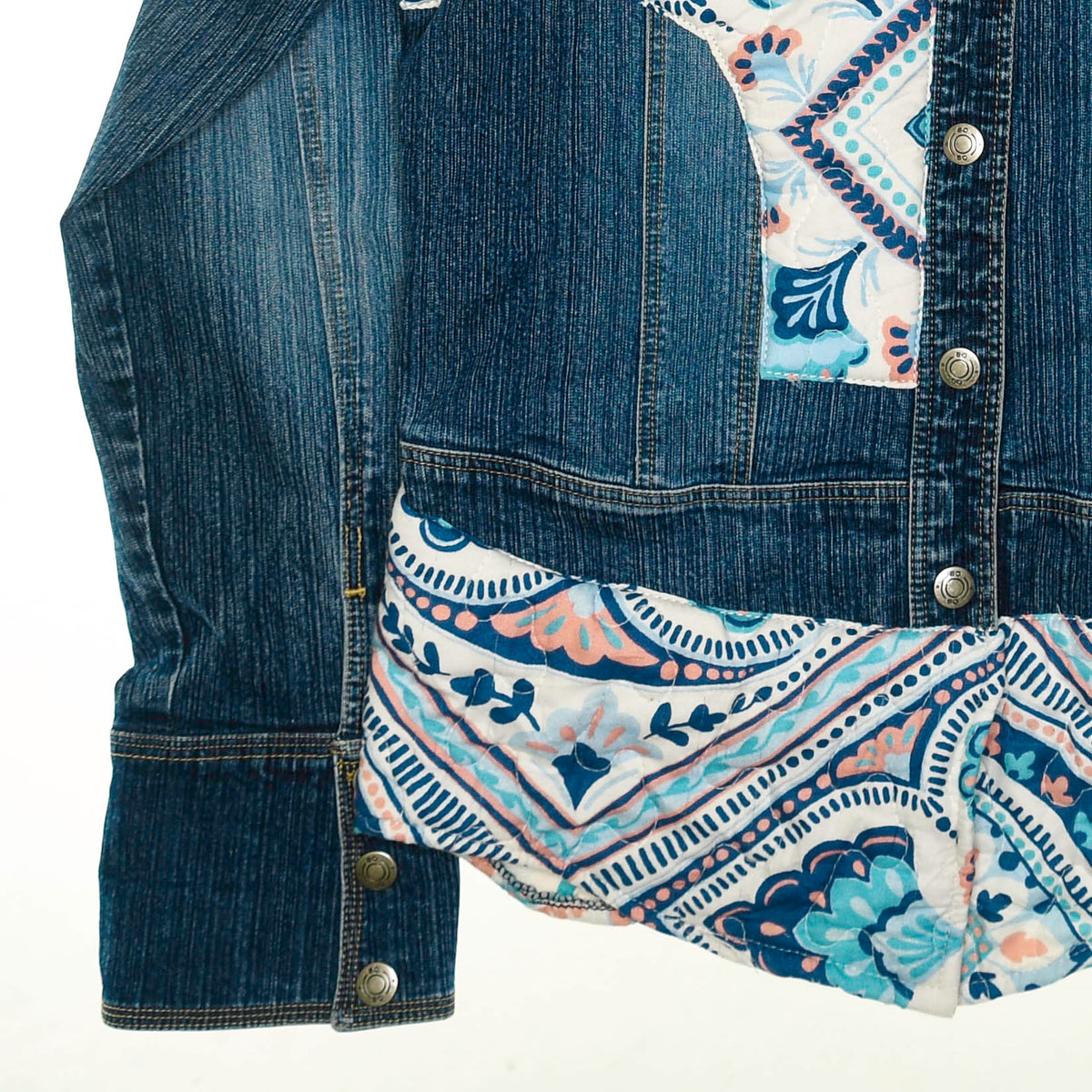 Paisley Patchwork Jean Jacket