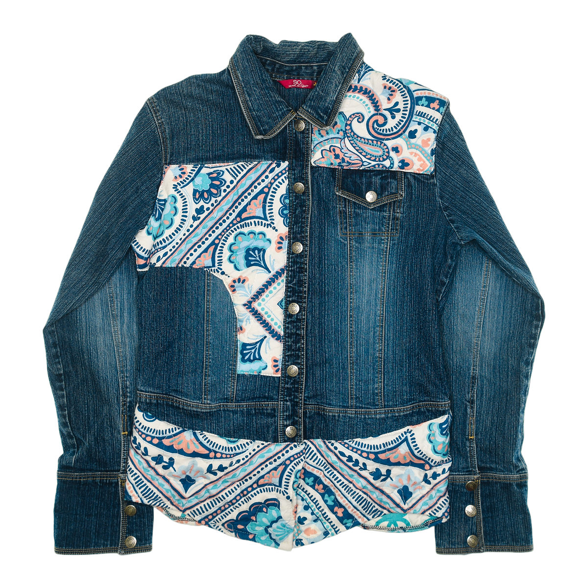 Paisley Patchwork Jean Jacket