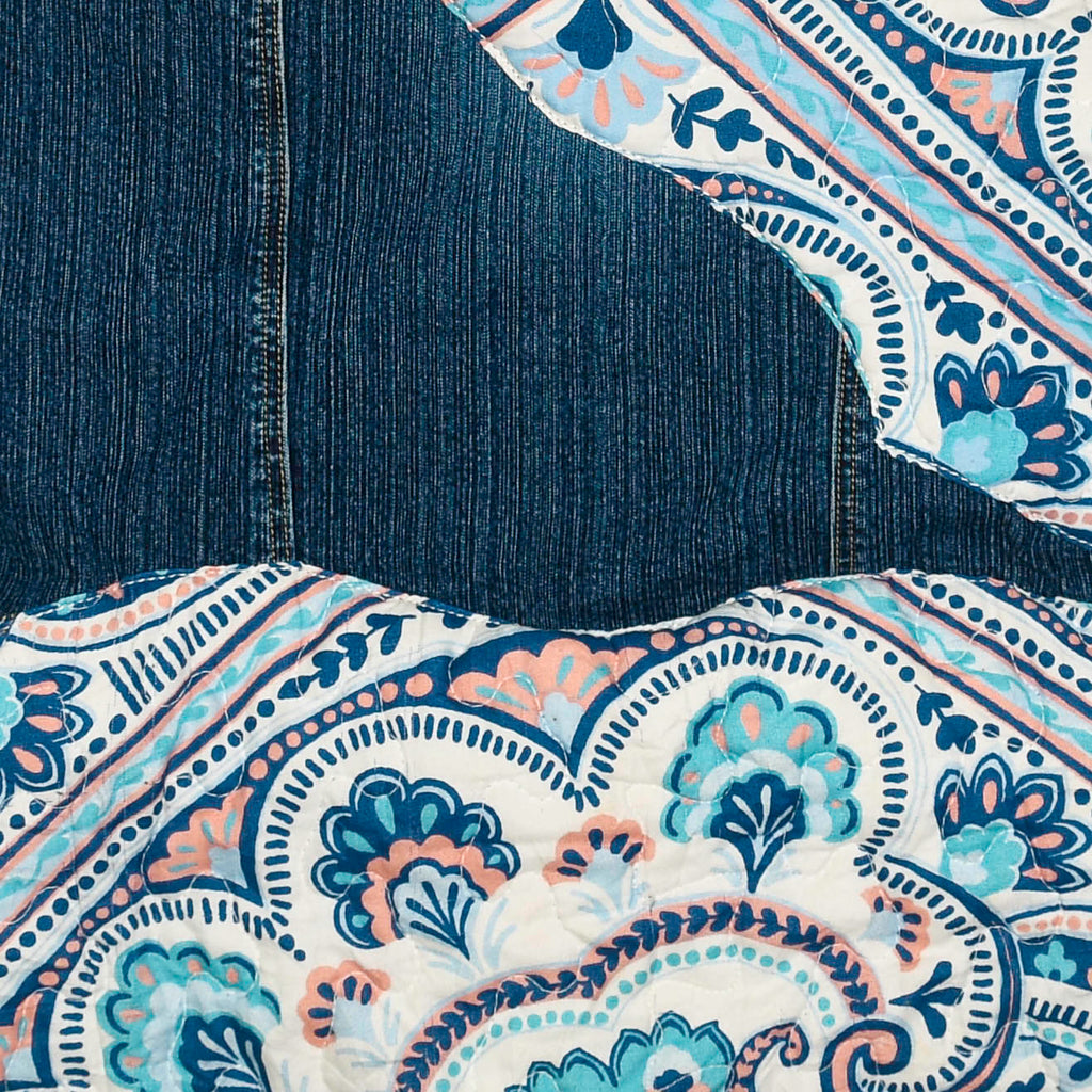 Paisley Patchwork Jean Jacket