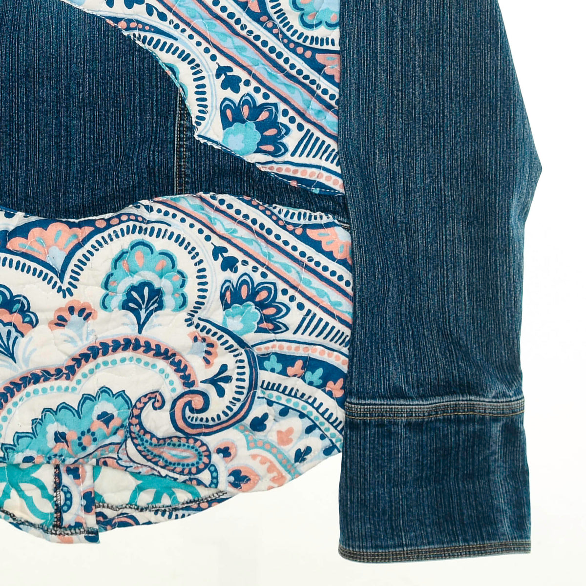 Paisley Patchwork Jean Jacket
