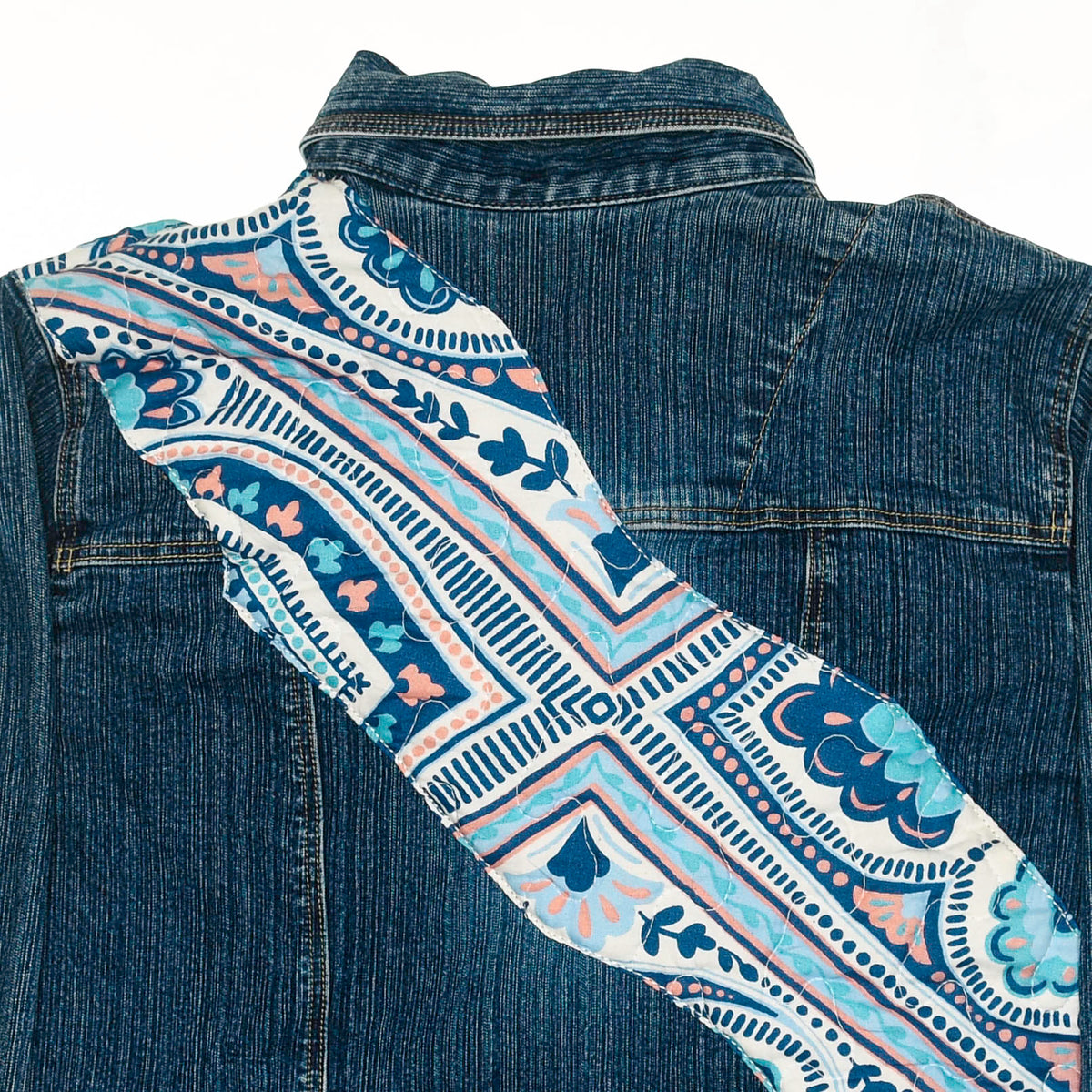 Paisley Patchwork Jean Jacket
