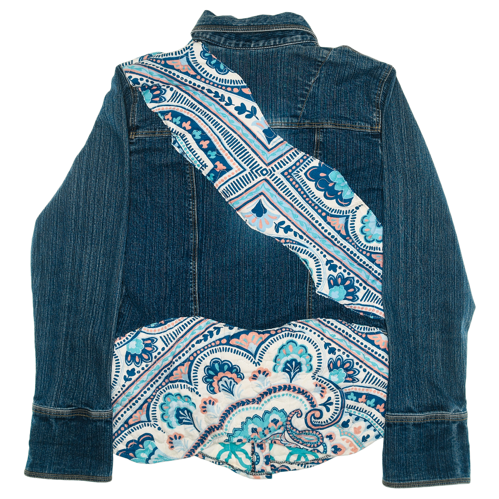Paisley Patchwork Jean Jacket