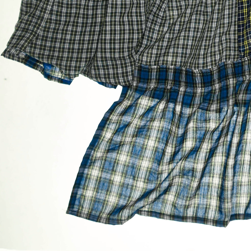 Indie Plaid Boxer Skirt Maxi