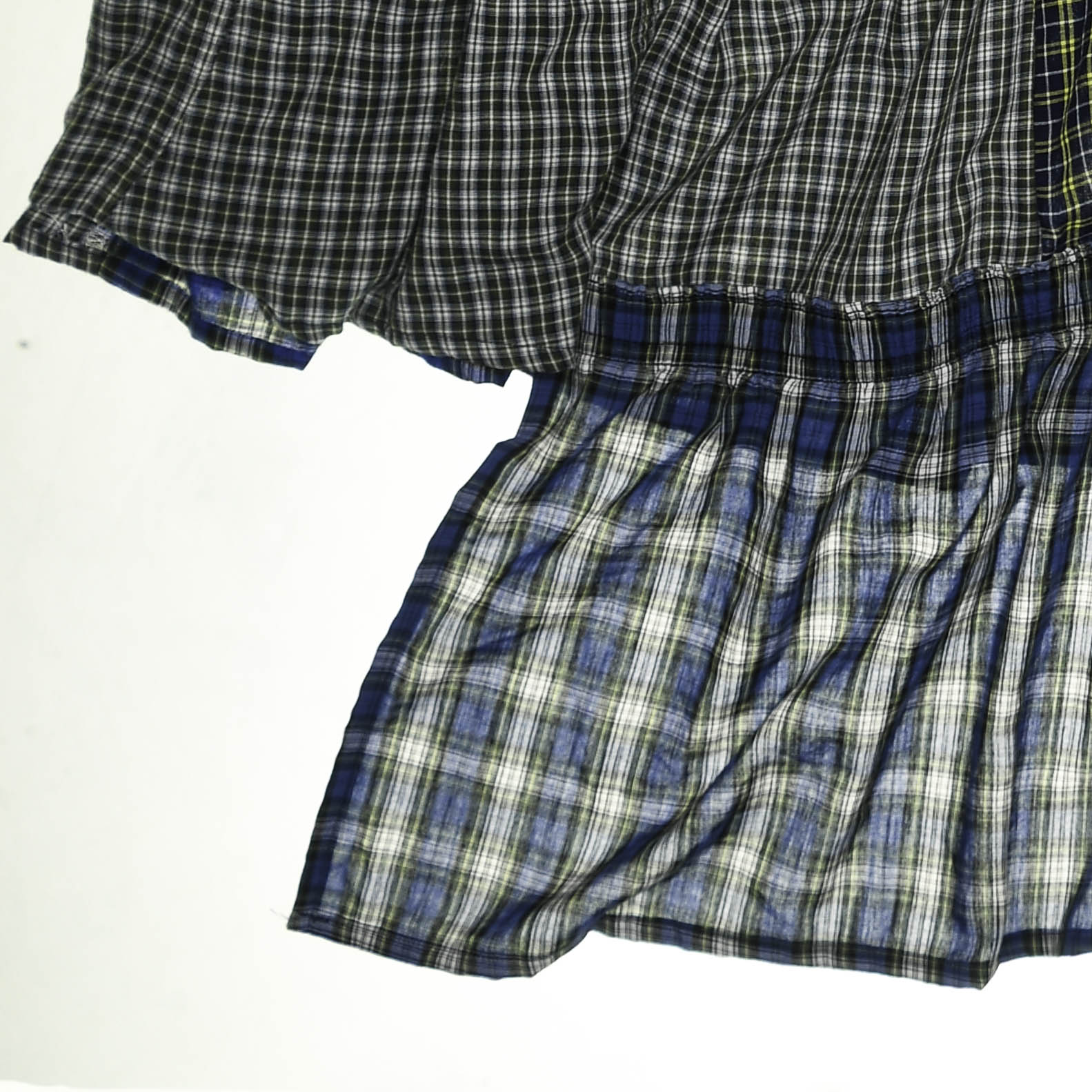 Indie Plaid Boxer Skirt Maxi