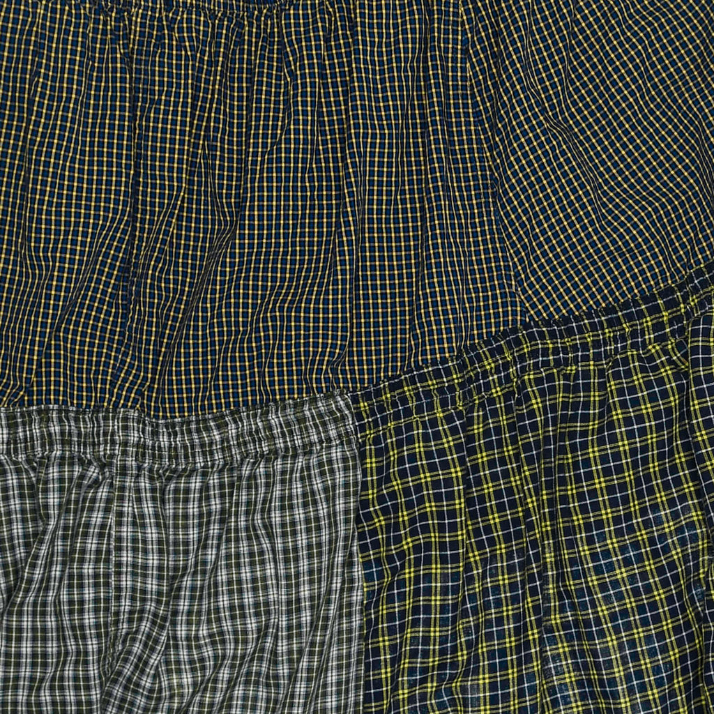 Indie Plaid Boxer Skirt Maxi