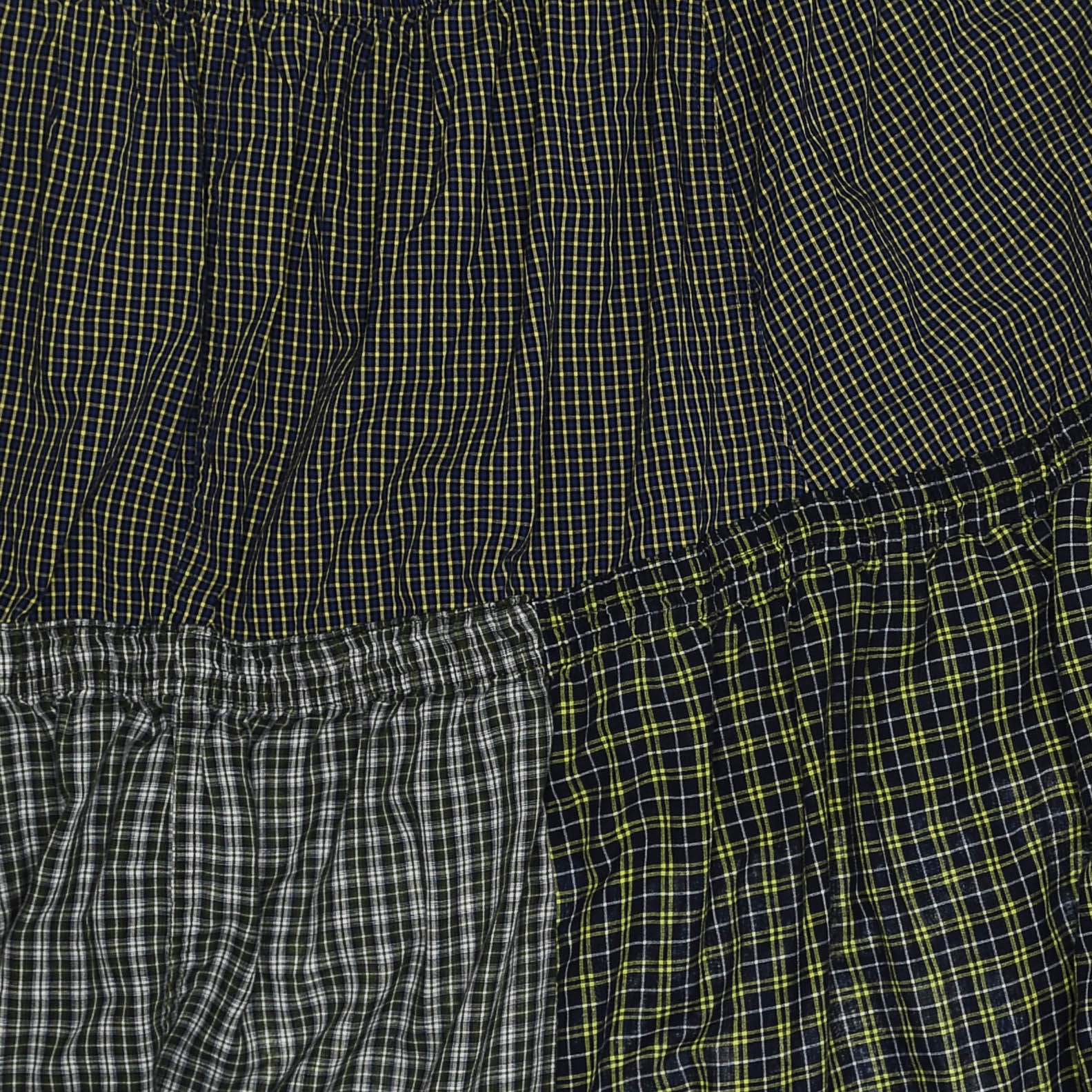 Indie Plaid Boxer Skirt Maxi