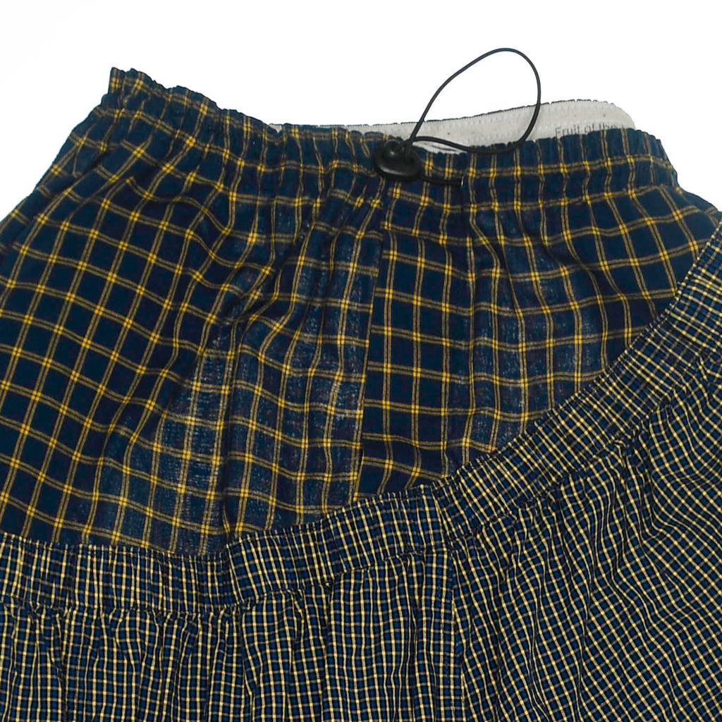 Indie Plaid Boxer Skirt Maxi