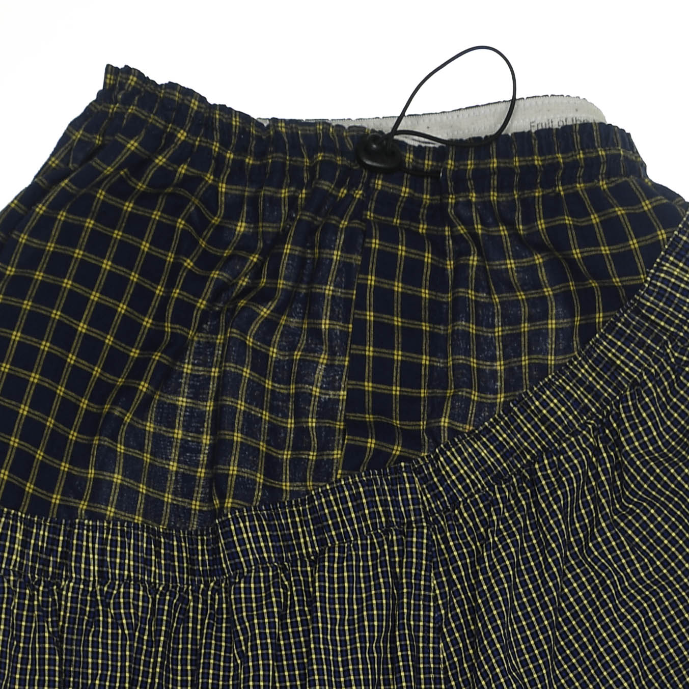 Indie Plaid Boxer Skirt Maxi