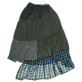 Indie Plaid Boxer Skirt Maxi