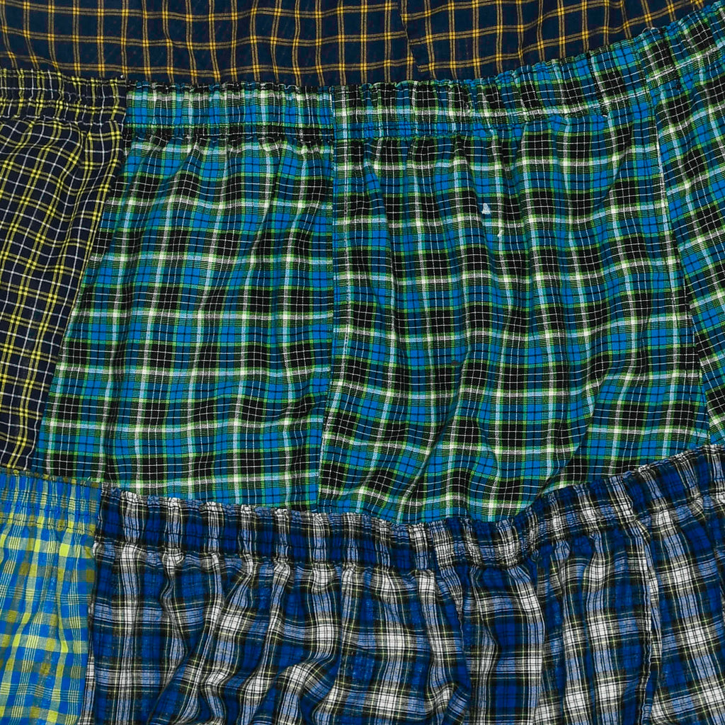 Indie Plaid Boxer Skirt Maxi