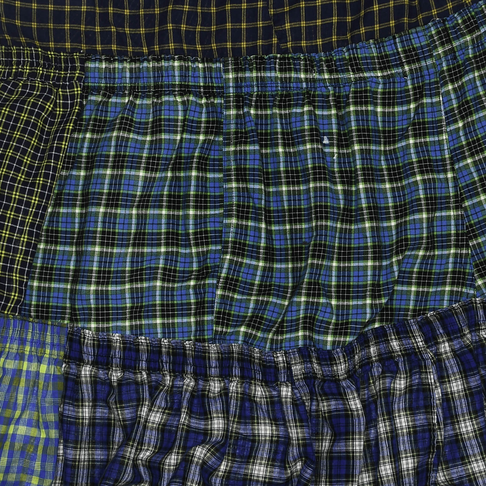Indie Plaid Boxer Skirt Maxi
