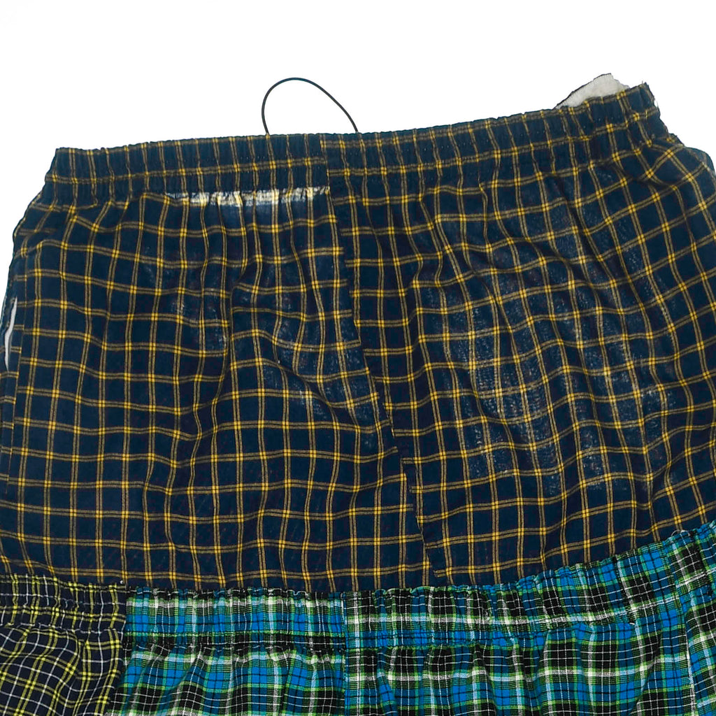 Indie Plaid Boxer Skirt Maxi