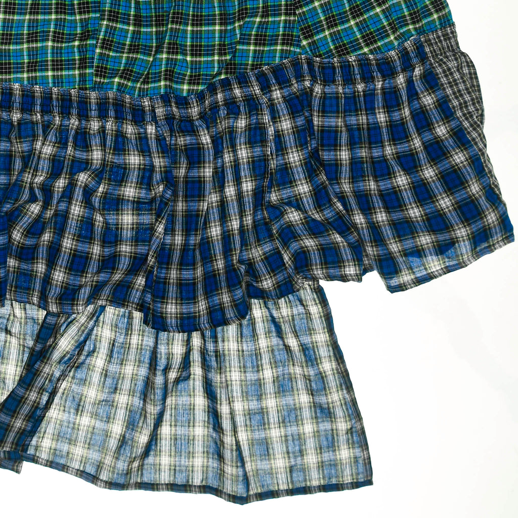 Indie Plaid Boxer Skirt Maxi