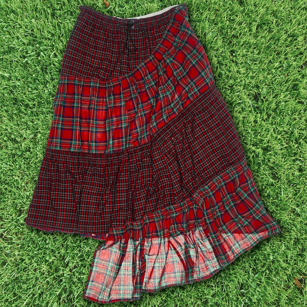 Vibrant Reds Boxer Skirt