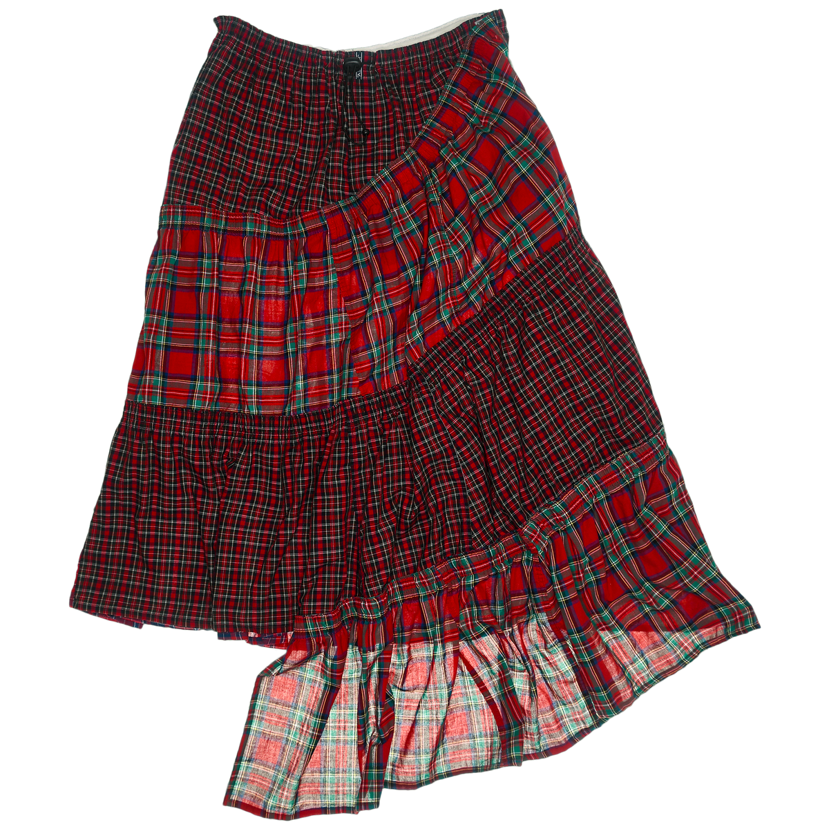Vibrant Reds Boxer Skirt Maxi