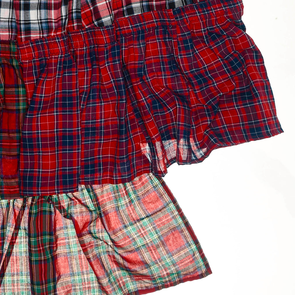 Vibrant Reds Boxer Skirt