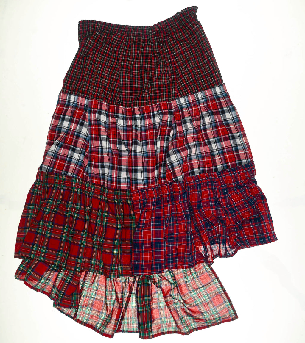 Vibrant Reds Boxer Skirt