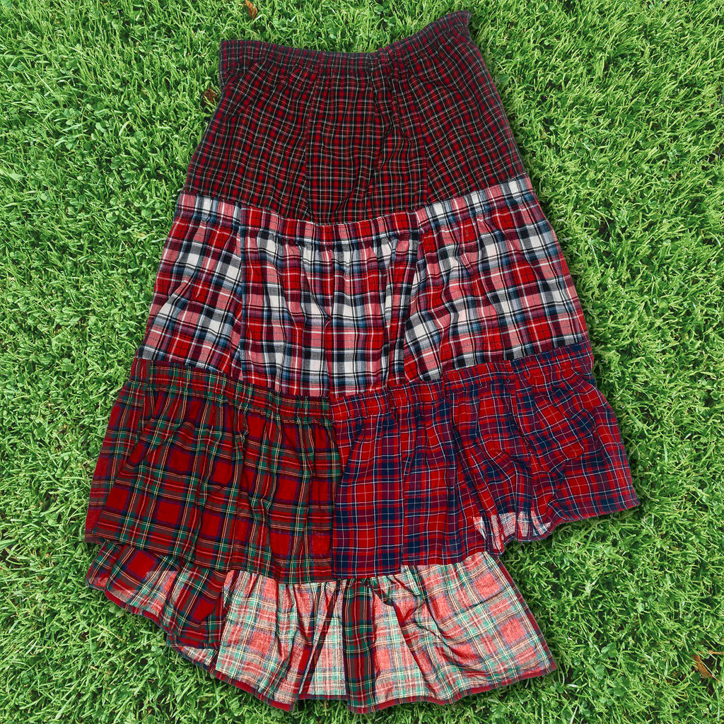 Vibrant Reds Boxer Skirt