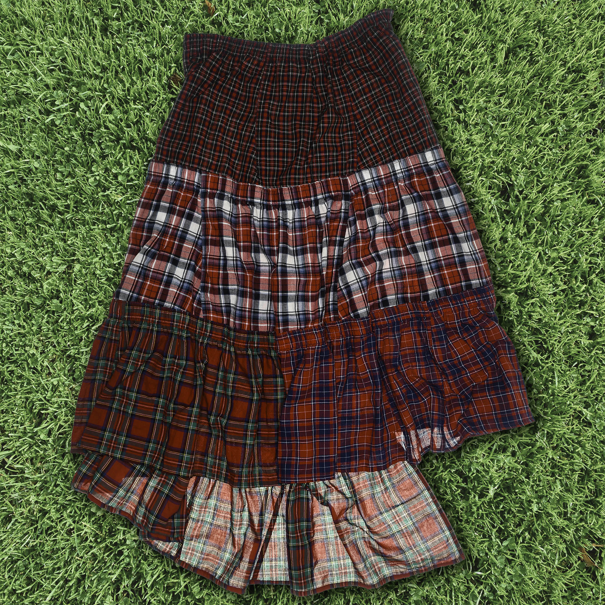 Vibrant Reds Boxer Skirt