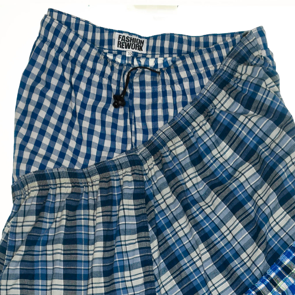 Mix of Blues Boxer Skirt Maxi