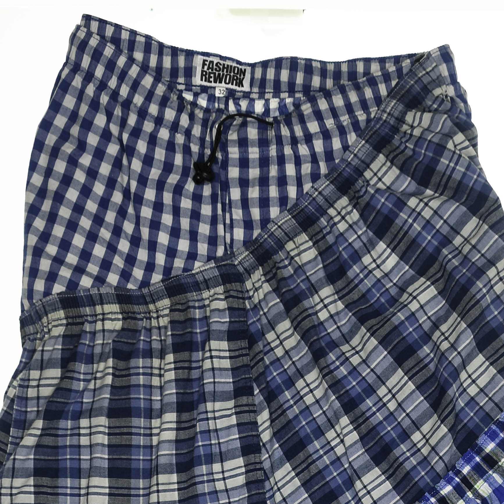 Mix of Blues Boxer Skirt Maxi