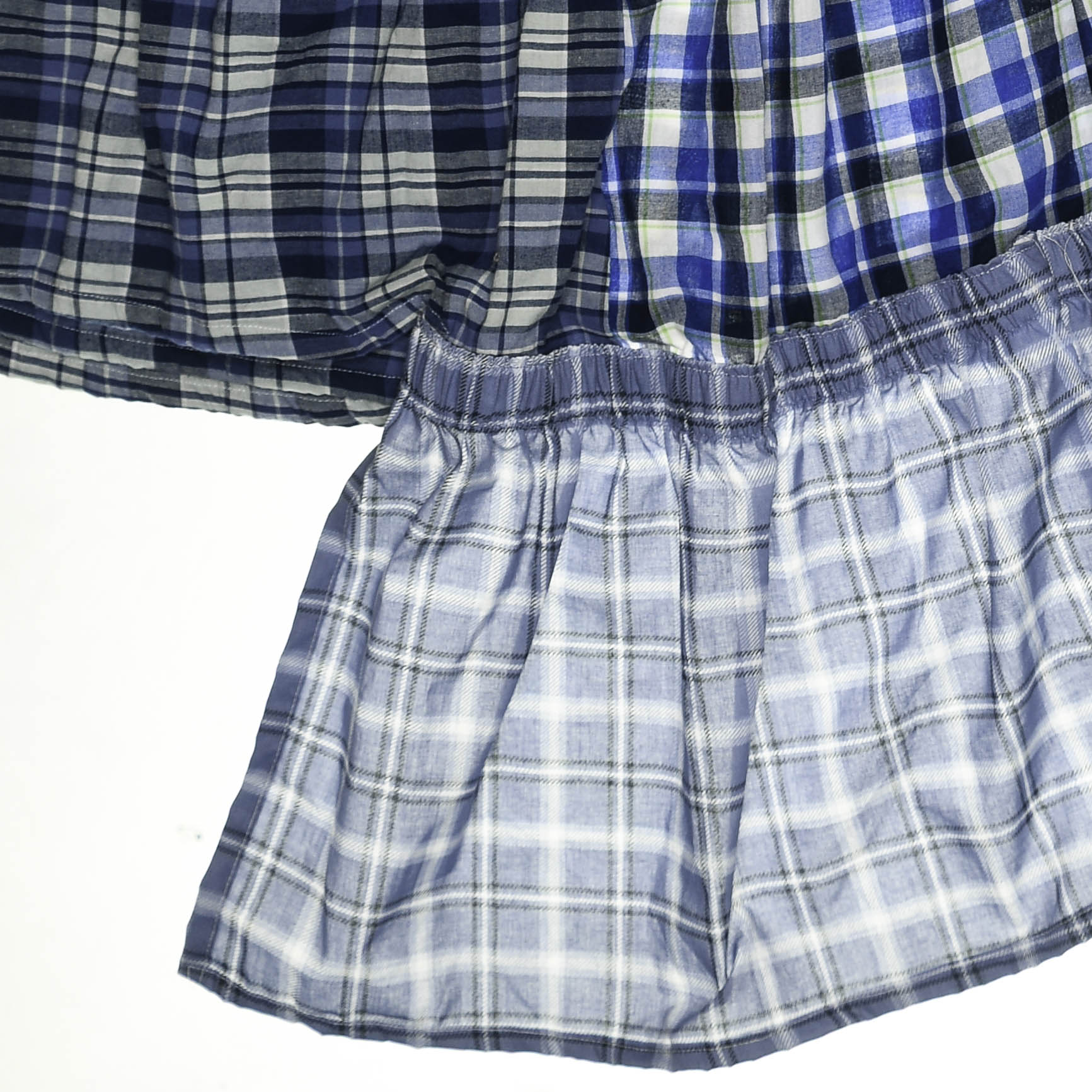 Mix of Blues Boxer Skirt Maxi