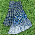 Mix of Blues Boxer Skirt Maxi