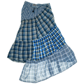 Mix of Blues Boxer Skirt Maxi