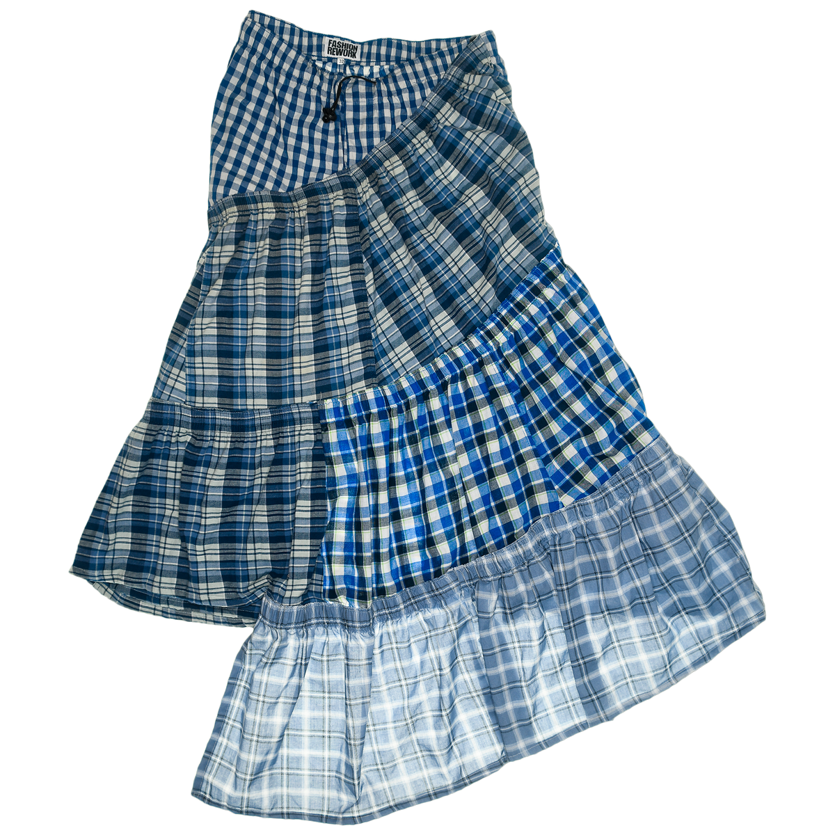Mix of Blues Boxer Skirt Maxi