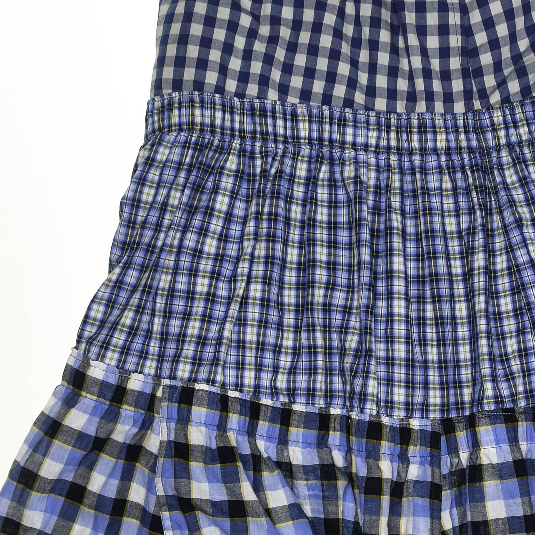 Mix of Blues Boxer Skirt Maxi