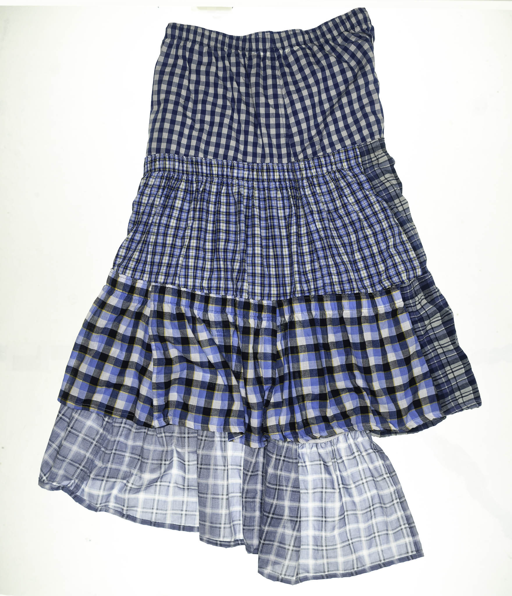 Mix of Blues Boxer Skirt Maxi